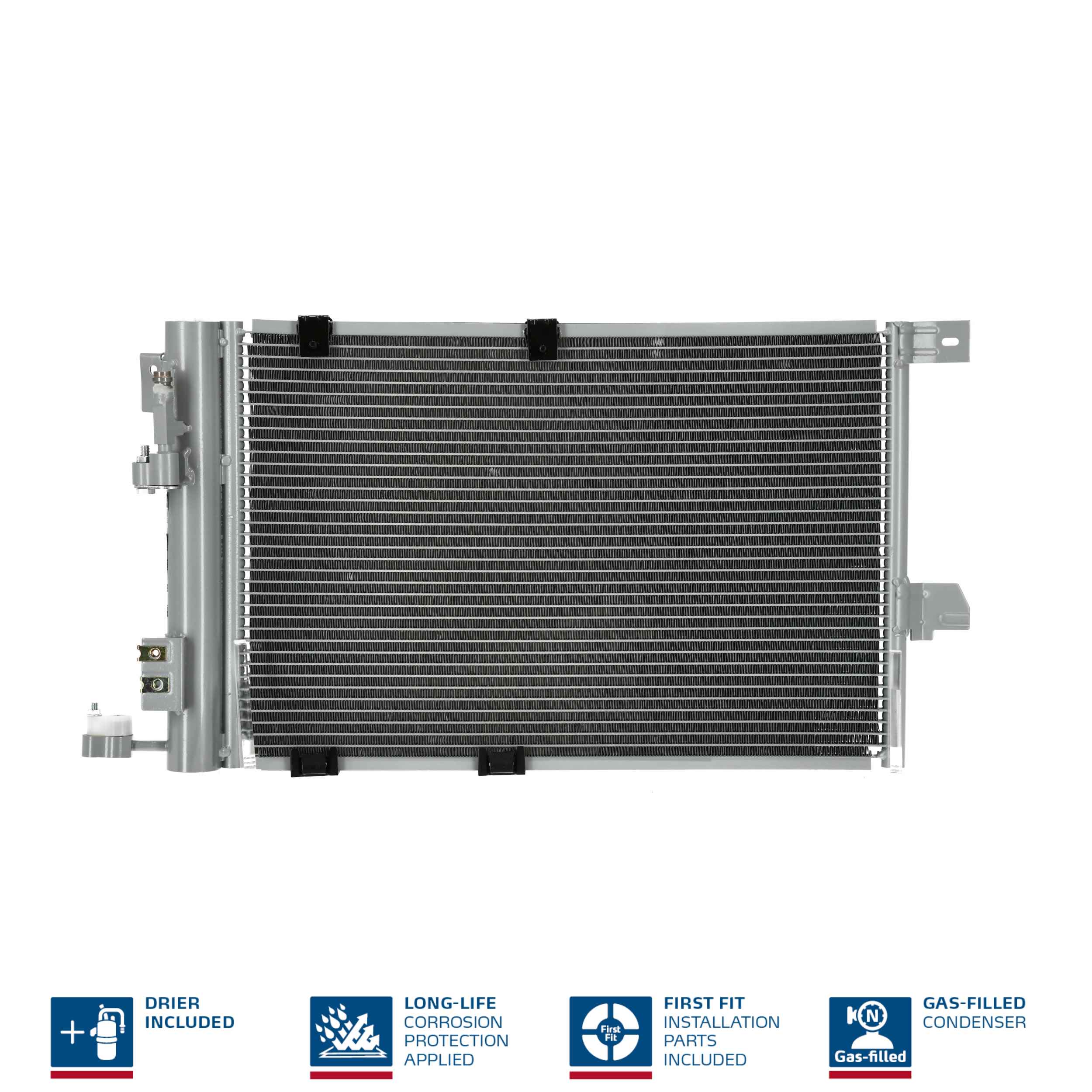Конденсер кондиціонера OPEL ASTRA G, ZAFIRA 1.6, 1.8, 2.0, 2.2 97-02 NISSENS (94384) Nissens фото 2