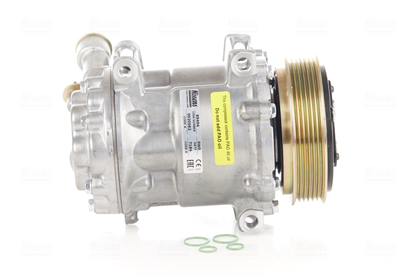 Компресор кондиціонера PEUGEOT 407 (6D, 6C, 6E) (04-) 1.6 HDI|PEUGEOT 407 (6D, 6C, 6E) ( NISSENS (89404) Nissens фото 2