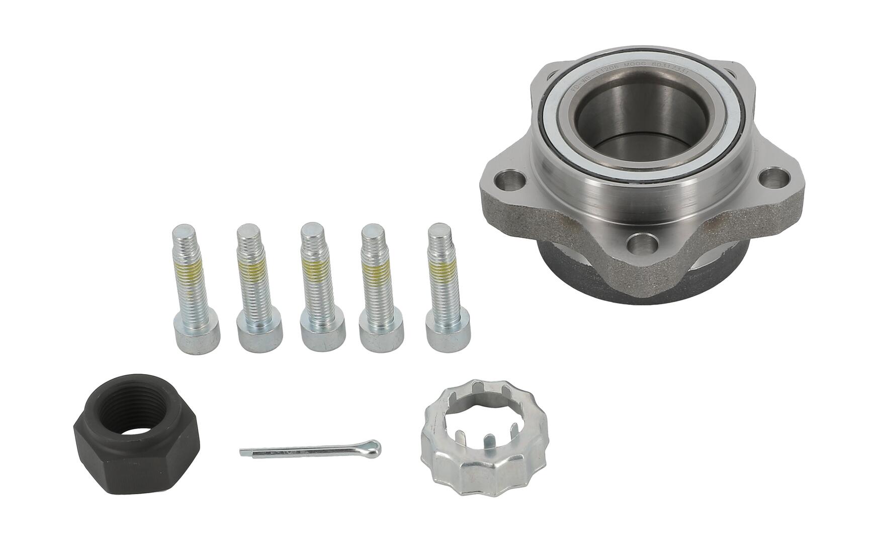 Підшипник маточини з елементами монтажу FORD TRANSIT V363 (FED,...) - 2.2 TDCI RWD (2013.08->) MOOG (FD-WB-11206) Moog фото 2