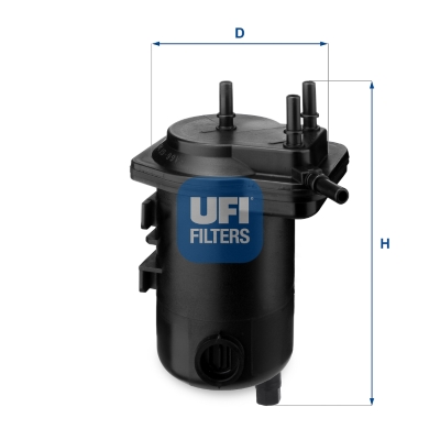 Фільтр паливний NISSAN JUKE (F15) 1.5 DCI 2010.06 — 2019.12 UFI (24.013.00) UFI фото 2