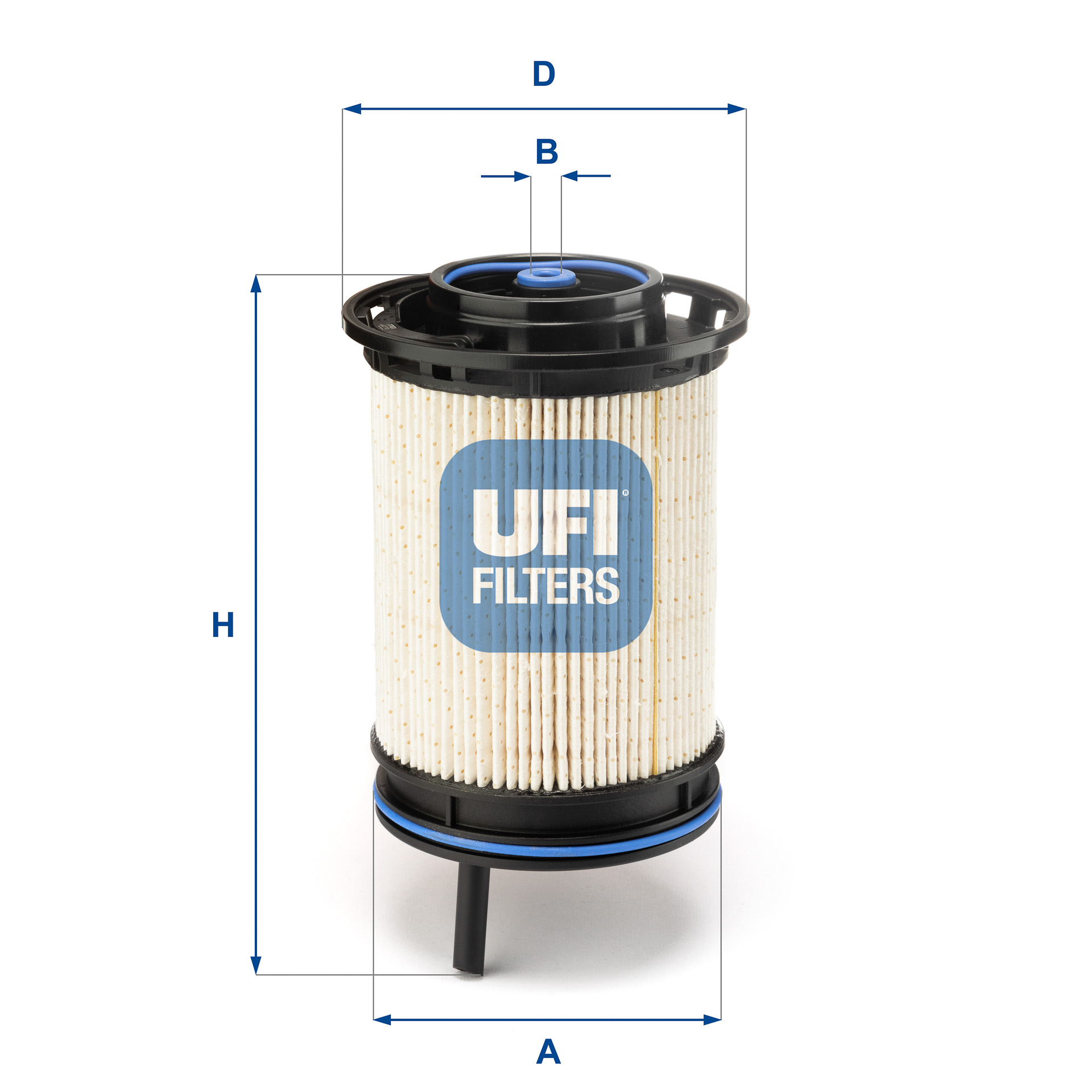 Фільтр паливний AUDI Q7 (4MB, 4MG, 4MQ) 3.0 TDI QUATTRO 2015.01-UFI (26.130.00) UFI фото 2