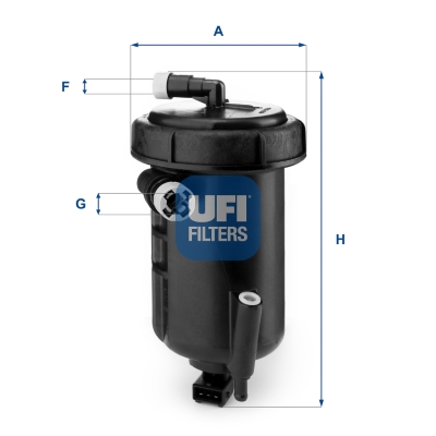 Корпус паливного фільтра PEUGEOT BOXER 2.2 HDI 100 2006.04 — UFI (55.147.00) UFI фото 2