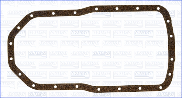 Прокладка піддону картера коркова OIL PAN NISSAN 2.0D/TD LD20 84 AJUSA (14033200) AJUSA фото 2