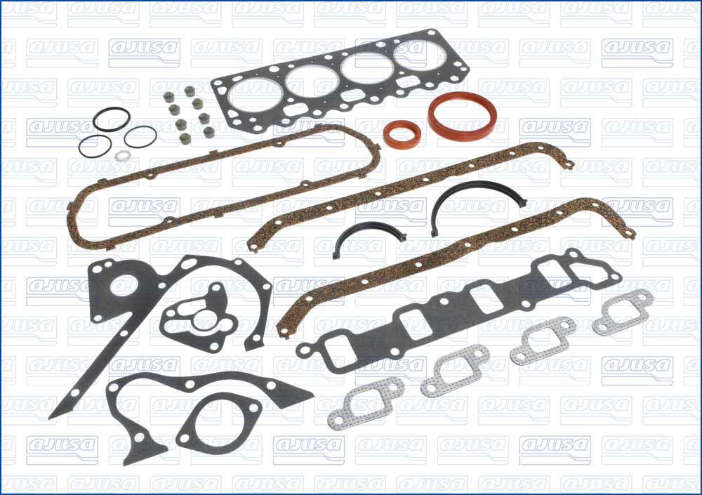 Комплект прокладок з різних матеріалів FULL FORD 1.3 OHV 88- AJUSA (50102500) AJUSA фото 2
