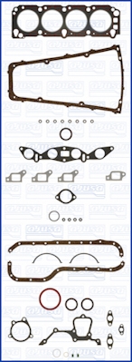 Комплект прокладок з різних матеріалів FULL FORD 1.8 OHC 84-89 AJUSA (50102700) AJUSA фото 2