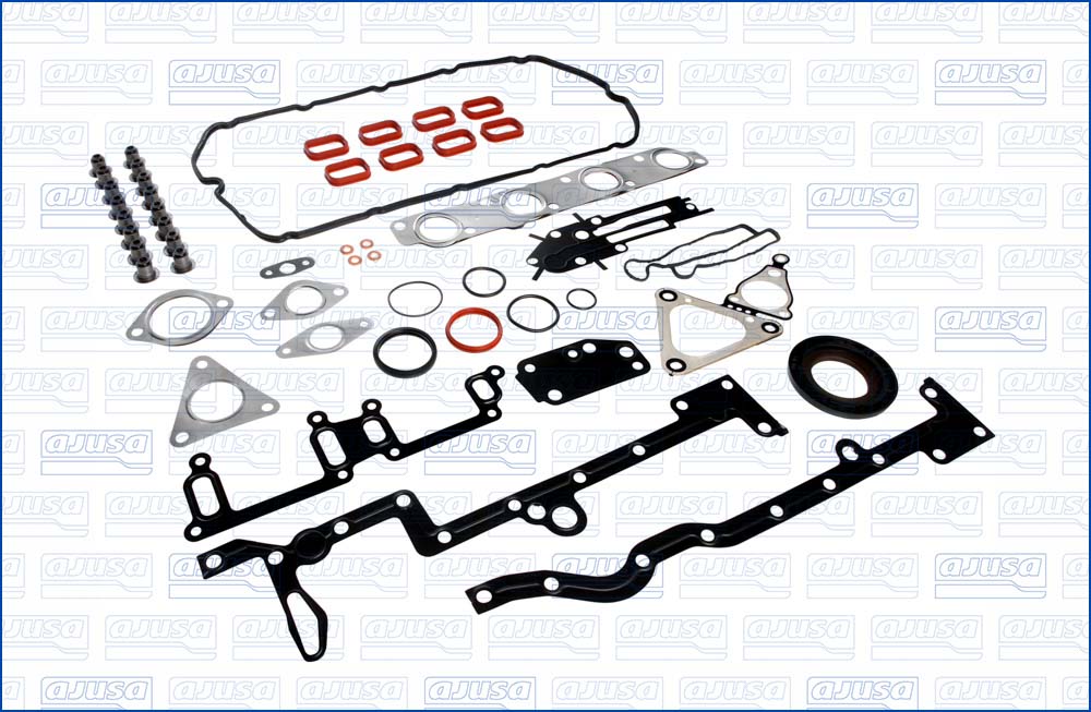 Комплект прокладок з різних матеріалів FULL SET FORD TRANSIT 2.4TDCI H9FA W/O HEAD GKT 06-14 AJUSA (51036300) AJUSA фото 2