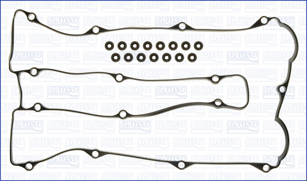 Комплект прокладок гумових КЛАП.КР. MAZDA 2.0 16V FE 87-92 AJUSA (56017400) AJUSA фото 2