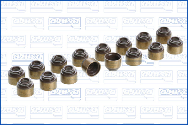 Комплект сальників клапанів IN/EX (SET) NISSAN Z30DDTI/ZD30DDTI/ZD30DD/ZD30TI,OPEL ZD3200/ZD3 AJUSA (57021600) AJUSA фото 2