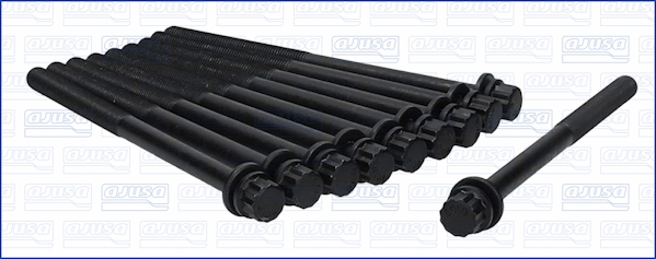 Комплект болтів з головкою системи TORX з чорного металу HYUNDAI D4EA/D4EB, CHEVROLET CAPTIVA, OPEL Z20DM/Z20DMH AJUSA (81030200) AJUSA фото 2
