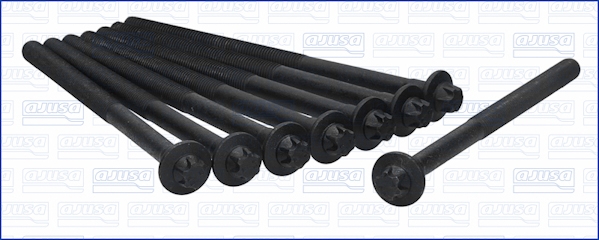 Комплект болтів з головкою системи TORX з чорного металу SMART 0.6/0.7/M160 AJUSA (81037600) AJUSA фото 2