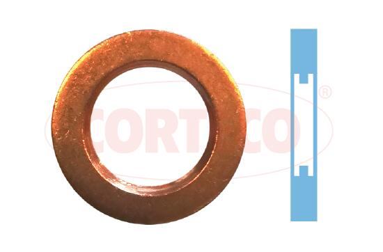 Термошайба SET (5PCS) VAG УЩІЛЬНЕННЯ ФОРСУНКИ CORTECO (49430663) Corteco фото 2
