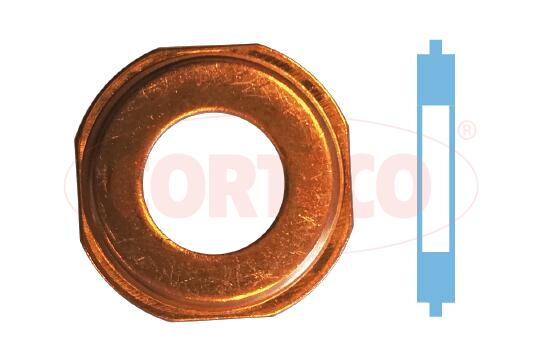 Термошайба SET (4PCS) OPEL УЩІЛЬНЕННЯ ФОРСУНКИ CORTECO (49430759) Corteco фото 2