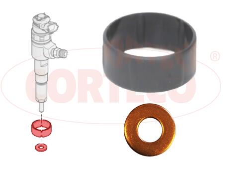 Ремкомплект форсунки Citroen C1/C2/C3/Peugeot 107 1.4 HDi 03- фото 3
