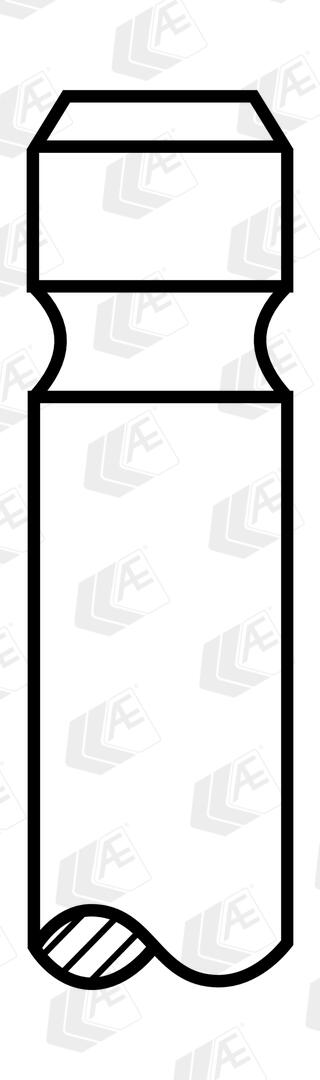 Клапан двигуна EX NISSAN 24X5.5X92.6 GA14DE/GA16DE КРАТНІСТЬ Х4 AE (V94435) AE фото 2