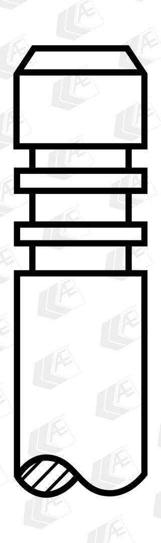 Клапан двигуна EX VAG AMF/AVQ/BRS/BST/BMM 31.4X7X89 КРАТНІСТЬ Х4 AE (V94650) AE фото 2