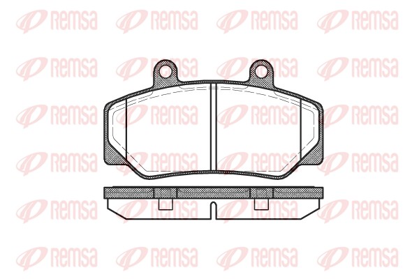 Колодки гальмівні дискові VOLVO 960 (964) 2.9 1990.08-1994.07 REMSA (0176.20) Remsa фото 2