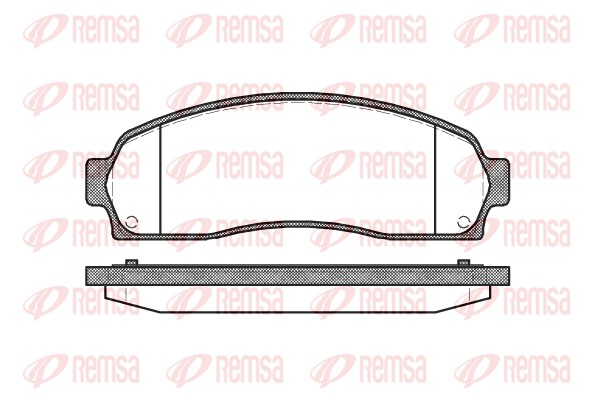 Колодки гальмівні дискові FORD USA EXPLORER (U2, U_) 4.0 1994.09-2003.04 REMSA (0805.00) Remsa фото 2