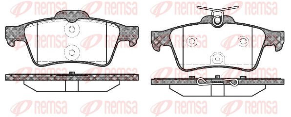 Колодки гальмівні дискові PEUGEOT 508 I (8D_) 1.6 2010.11-2018.12 REMSA (0842.40) Remsa фото 2