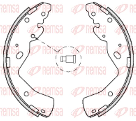Колодки гальмівні барабанні (комплект 4 шт) FORD USA RANGER (ER, EQ, R_) 2.5 1997.04-2011.12 REMSA (4232.00) Remsa фото 2