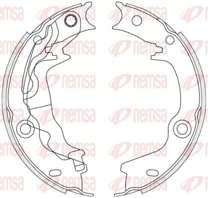 Колодки гальмівні барабанні HYUNDAI ACCENT III ЛІФТБЕК (MC) 1.4 2005.11-2012.12 REMSA (4676.00) Remsa фото 2