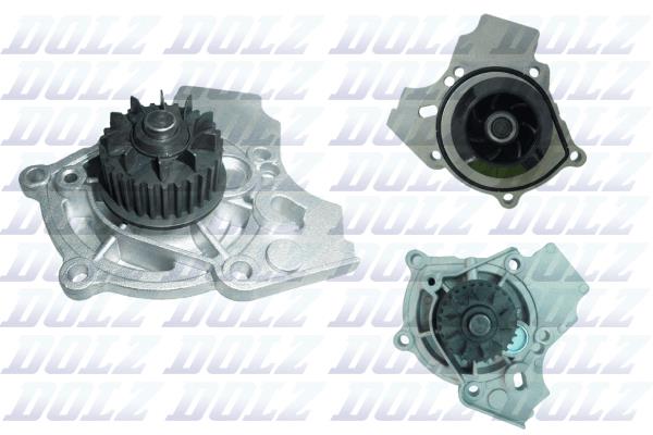 Помпа водяна SKODA OCTAVIA IV 1.8TFSI 16V 5/2004-> / VW PASSAT CC 1.8TFSI 16V DOLZ (A221) Dolz фото 2