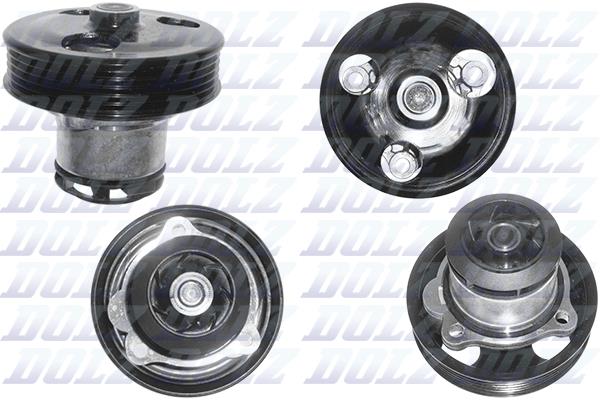 Помпа водяна AUDI A3 SPORTBACK (8VA, 8VF) RS3 QUATTRO 2012.09 - 2021.08 DOLZ (A253) Dolz фото 2