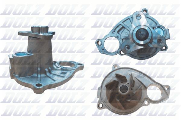 Помпа водяна BMW SERIE 3/5/6/8/X3/X4/X6 3.0 DIESEL 03/2019-> DOLZ (B262) Dolz фото 2