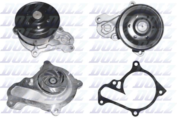 Помпа водяна MAZDA 3, CX-3 1,5/1,8 DIESEL 1.5/1.8 DIESEL 2015-> DOLZ (M473) Dolz фото 2