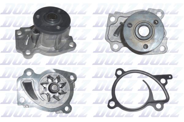 Помпа водяна RENAULT/ DACIA DUSTER/ MEGANE/ LODGY/ DOKKER 11/2015 11/2015 DOLZ (N161) Dolz фото 2