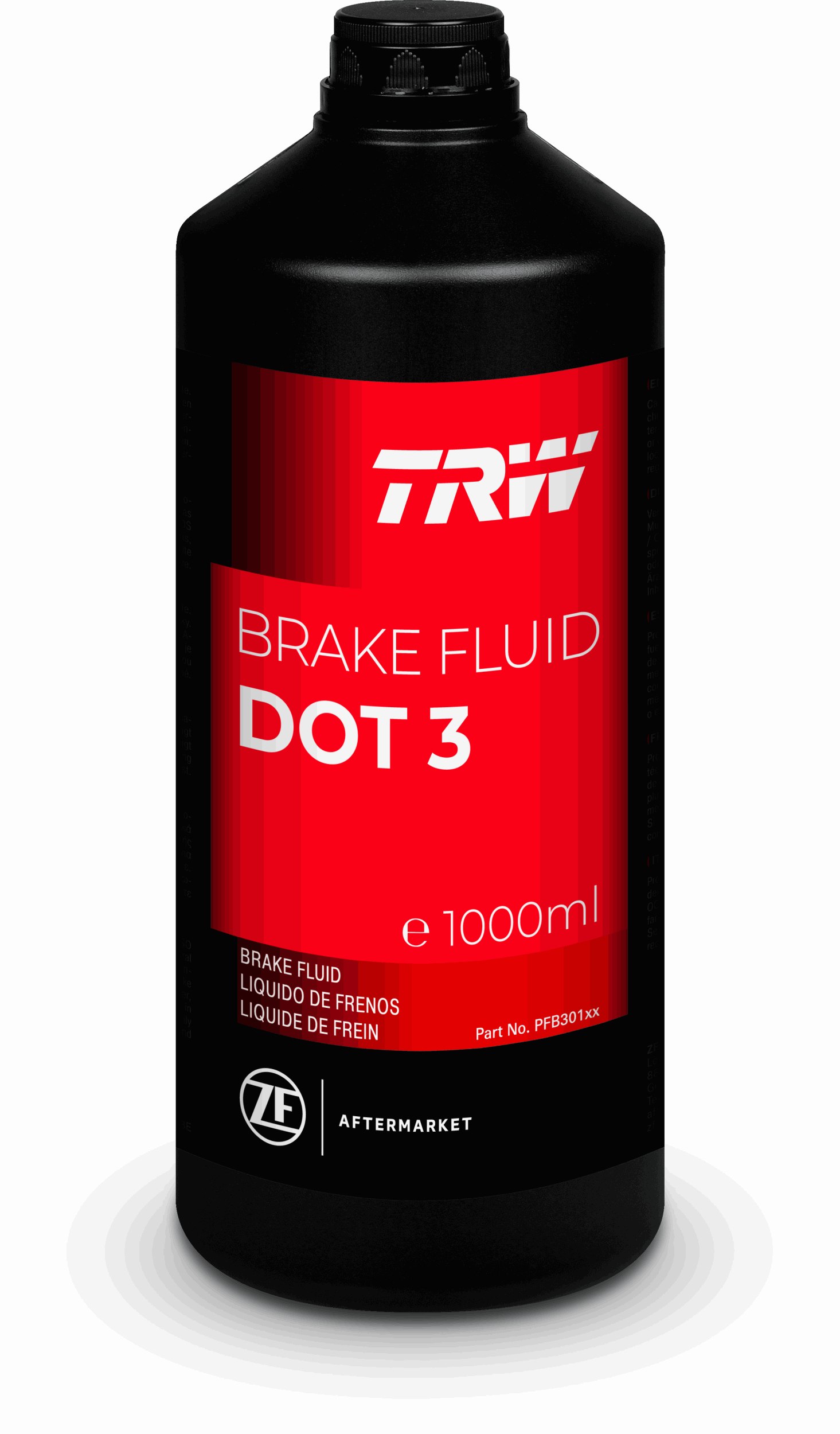 Рідина гальмівна DOT 3 1 л DOT3 1L ГОДИНУ 210 °C TRW (PFB301SE) TRW фото 2