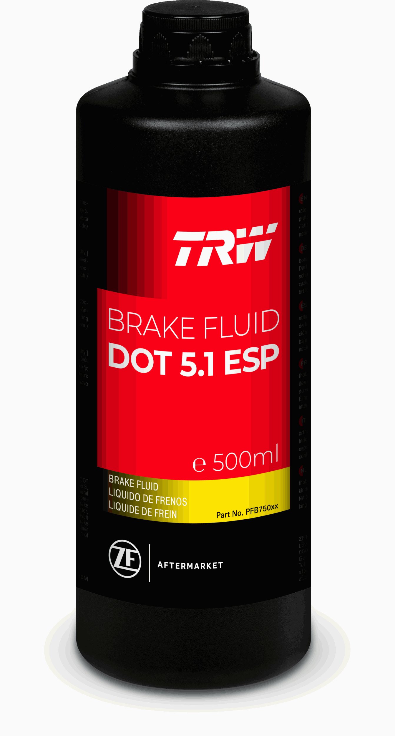 Рідина гальмівна DOT 5.1 500 мл DOT5.1 ESP 0.5L КІПЛЕННЯ 260 °C TRW (PFB750SE) TRW фото 2