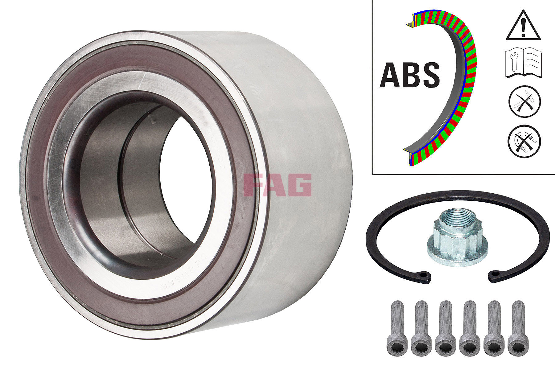 Подшипник ступицы (передней/задней) VW Touareg 02-10 3.0-6.0TDI/Audi Q7 (4LB), 03/06 - 01/16 фото 5