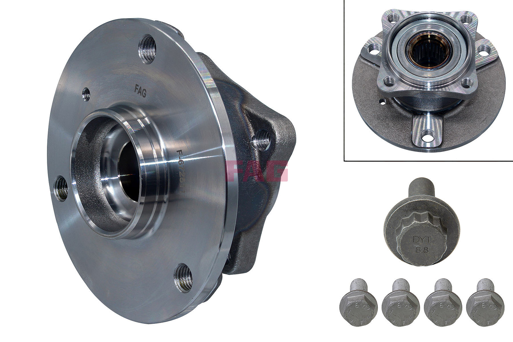 Підшипник маточини (задньої) Smart Cabrio/Fortwo 01-07 FAG фото 11