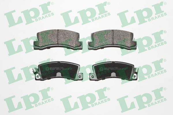 Колодки гальмівні дискові (комплект 4 шт) TOYOTA CAMRY ЛІФТБЕК (_V3_) 2.4 2001.08-2006.11 LPR (05P514) LPR фото 2