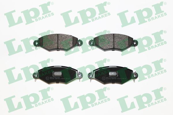 Колодки гальмівні дискові PEUGEOT 206 ХЕТЧБЕК (2A/C) 1.4 1998.08-2012.12 LPR (05P708) LPR фото 2