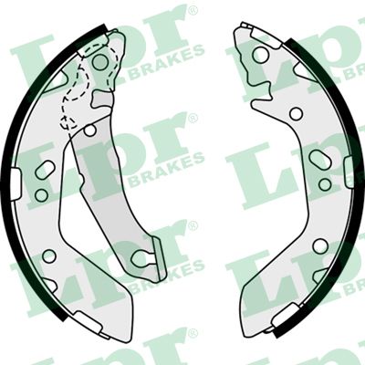 Колодки гальмівні барабанні (комплект 4 шт)