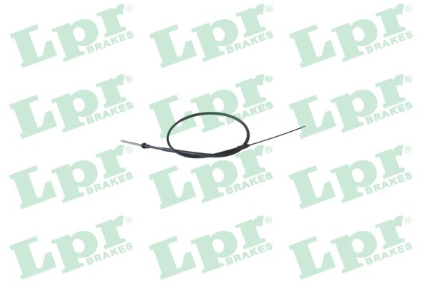 Трос ручного гальма ЗЗАДУ / PEUGEOT 206 1.4 HDI 09.2001 - 02.2009; 206 1.4I 06.1998 - LPR (C0611B) LPR фото 2
