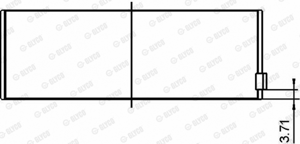 Вкладиші двигуна GL 71-4108 STD для ASTRA HD 7 64.52 T
