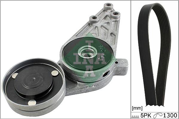 Комплект ремня генератора VW Passat 96-05 (5PK1300) фото 11