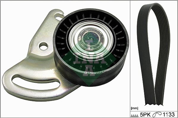 Комплект ремня генератора Renault Kangoo 1.5 dCi 01- (5PK1133) фото 10