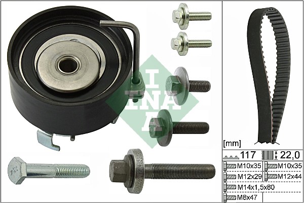 Комплект ГРМ Ford Mondeo/Focus 1.4/1.6i 03- фото 9
