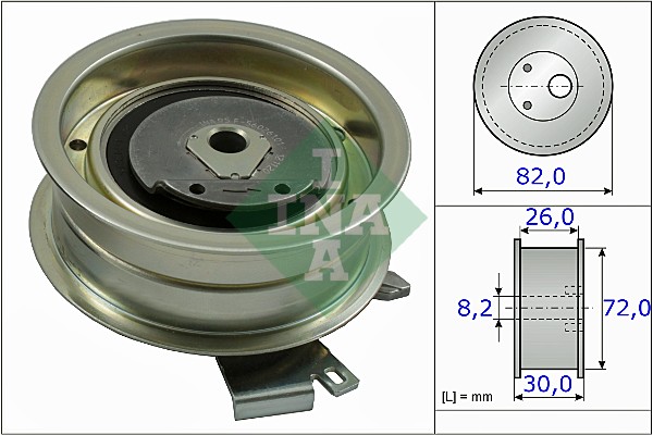 Ролик ГРМ VW Caddy 1.6 EcoFuel/BiFuel, BGU,BSE,BSF,BSX,CHGA фото 5
