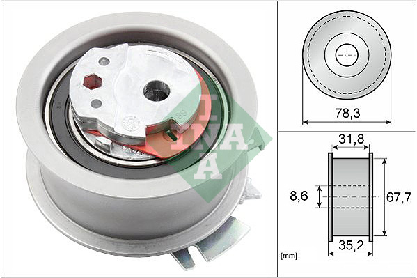 Ролик ГРМ Audi A3/A4/A6/Mitsubishi Lancer 2.0D 03- (натяжной) фото 7