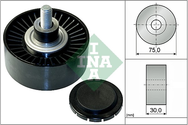 Ролик генератора BMW 3 (E90) 06-11 (паразитный) (75x30) N54/N55 фото 9
