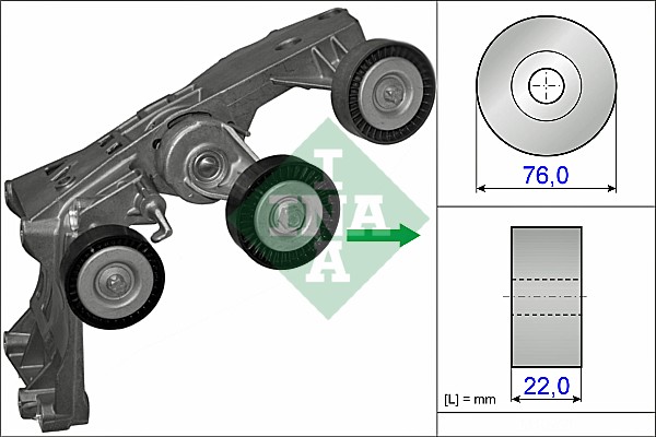 Натяжитель ремня генератора MB A-class (W169) 04-12 фото 11