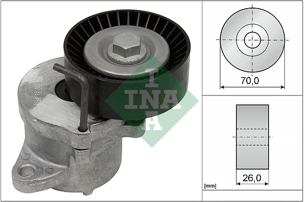 Натяжитель ремня генератора Opel Astra J/Zafira/Insignia 2.0 CDTI 08- фото 10