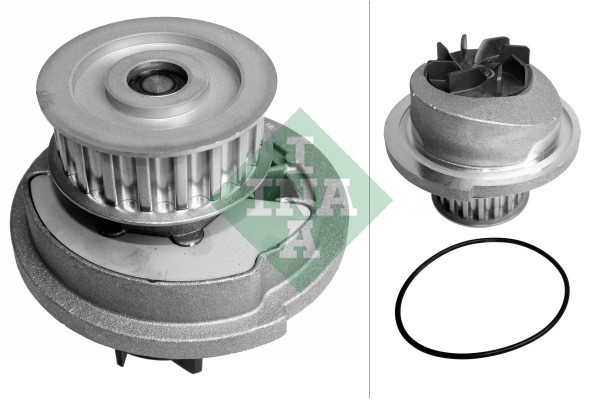Помпа воды Opel Astra G/Combo/Meriva A/Vectra B 1.6 95-10 (19z) фото 9