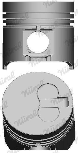 Поршень PSA 82.8 1.9D DW8B(WJY)/DW8(WJZ) NURAL (87-104008-00) Nural фото 2