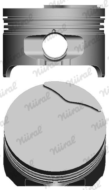 Поршень RENAULT 79.5 K7M (CYL 1-2) NURAL (87-104200-00) Nural фото 2
