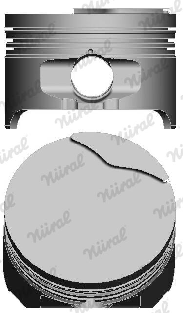 Поршень RENAULT 80.0 K7M (CYL 1-2) NURAL (87-104207-00) Nural фото 2
